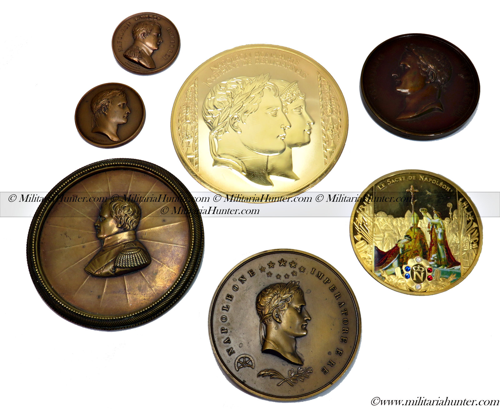 M&eacute;dailles Napol&eacute;on